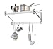 Wenko - 2364100 - Etagère Murale Vin et Verres - Provence