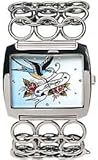Ed Hardy Womens Lynx Blue Bird Stainless Steel 316L Watch #LY BB 41ZB RobSTL. SL160 Ed Hardy Womens Lynx Blue Bird Stainless Steel 316L Watch #LY BB