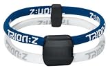 New! Trion:Z Dual-loop Magnetic/Ion Bracelets - Blue/White, Small