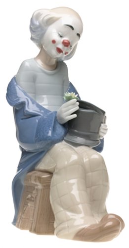 Nao Little Clown In Love Porcelain Figurine