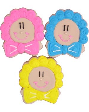 Beautiful Cookies Organic Party Favors-Baby Face Organic Cookies Cookies, 10 Cookies by Beautiful Cookies