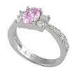 Sterling Silver Oval Cut CZ Ring