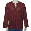 Mens Long Sleeve Casual Cotton Shirt Kurta India Size M Chest 40 inches (gsk467)