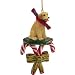 Yellow Labrador Retriever Candy Cane Christmas Ornament