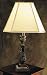 Fieldstone table lamp with silk shade- Free shipping
