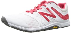 New Balance Women's WX20 Minimus Cross Training Shoe,White/Pink,10.5 B US