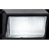 RAB WP2SN150 High Pressure Sodium Midsize HID Wallpack with Lexan Lens 150 Watts 120V Bronze, NPF Ballast