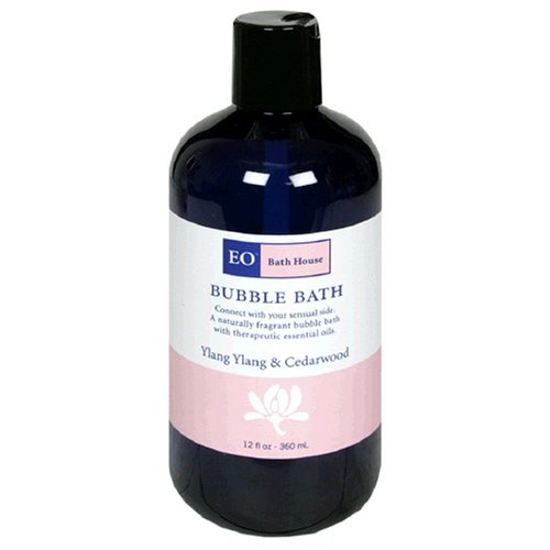 EO Bubble Bath, Ylang Ylang & Cedarwood, 12-Ounce Bottles (Pack of 3) by EO