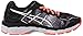 ASICS Women's Gel Kayano 22 Running Shoe, Black/Flash Coral/White, 8.5 M US