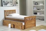 Hornblower Single 3ft Captains Pine Bed Frame