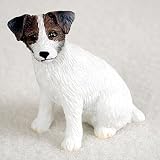 Jack Russell Terrier, Rough Coat, Brown/White Tiny Ones Dog Figurines (2 1/2in)