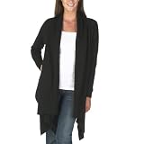 Mossimo Black: Drapey Sweater Wrap - Ebony