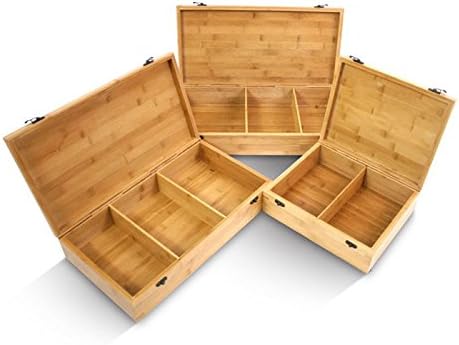 Bamboo Box for Massage Stones