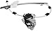 Evan Fischer Power Window Regulator With Motor Compatible with Jeep Liberty 2002-2006 Front, Passenger Side Fits One-Touch Switch Ball stud style Replaces# 68059644AA