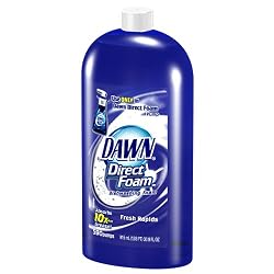 Dawn Direct Foam Dishwashing Foam, Refill, Fresh Rapids Scent, 30.9 Fluid Ounce Bottles (Pack of 6)
