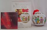 Hutschenreuther Weihnachtskugel 2001*Rarität