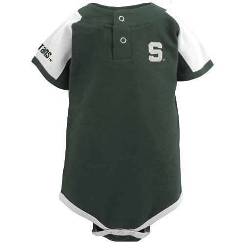 Michigan State Spartans Infant Green Lead Off Creeper