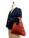 K1AL&D1 SUN Terra Cotta '08 Plum Wine Lining of Katty TESAGE tote bags, comes with Purse Insert (Drawstirng Organizer), Sunbrella (Water-proof), Hobo Style