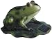 Wagner Solarleuchte Felix Solar-Frosch, 1 LED green