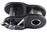 KMC 415H Half Link Single 1/2" x 3/16" Black