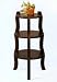 Kitchen & Housewares : Contemporary Style Cappuccino Finish 3-tier Plant Stand