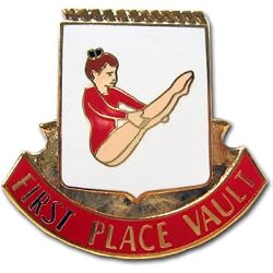 Women's 1st Place Vault Pin.