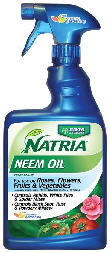 Bayer Advanced NATRIA 706250 Ready-to-Use Neem Oil Pest Control, 24-Ounce Bayer Advanced NATRIA 706250 Ready-to-Use Neem Oil Pest Control, 24-Ounce