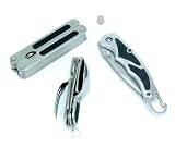 3 Piece Outdoor Adventure Set - Knife Multi-Tool Scoop & Fork - Stainless Steel