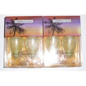 Slatkin and Co, Caribbean Salsa, Wallflowers Home Fragrance Refills, [2 Packages = 4...