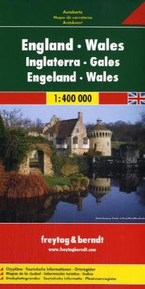 City Travel Guides Discounted  Livres : Carte routière : England - Wales