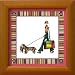 The Girls Have Got to Shop Framed Art Poster Print by Jane Mosse, 14x14