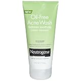 Neutrogena Oil Free Acne Wash Redness Soothing Cream Cleanser, 6-Ounces (Pack of 3)