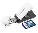 Kingston MobileLite 9-in-1 Reader - Card reader - 9 in 1 ( MMC, SD, miniSD, RS-MMC, MMCmobile, microSD, MMCplus, MMCmicro, SDHC ) - flash: SD Memory Card - 2 GB - Hi-Speed USB