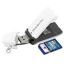 Kingston MobileLite 9-in-1 USB 2.0 Reader with 2 GB SD Flash Memory Card FCR-ML+SD/2GB