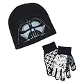Boys' Clone Wars Hat and Glove - Black 4-16