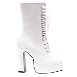 White Dolly Costume Boots Adult