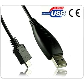 L Mobiles� | Cable data USB pour Nokia CA-101 CA101 8800 Arte / 8800 Carbon Arte / 8800 Gold Arte / 8800 Sapphire Arte / E52 / E55 / E62 / E63 / E66 / E71 / E72 / E75