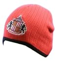 OFFICIAL SUNDERLAND AFC CRESTED KNITTED BEANIE HAT