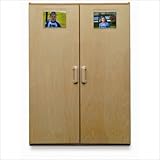 IMAGE OF Whitney Brothers Birch Laminate 2 Unit Coat Locker With Doors, Toddler