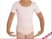 Kinder Ballett Body mit kurzem Arm und rundem Halsausschnitt