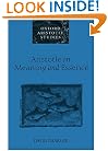 Aristotle on Meaning and Essence (Oxford Aristotle Studies)