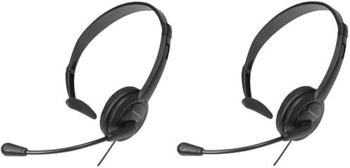Panasonic KX-TCA400 Over The Head Headset For AT&amp;T Phones (2 Pack) by Panasonic