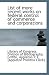 List of more recent works on federal control of commerce and corporations