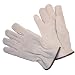 G & F 6050L-3 Premium Split Cowhide Leather Gloves, Straight Thumb, Large, 3-Pair