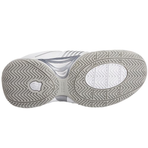 Kswiss Women's Accomplish white/silver Tennis Shoe 91805-147-M 5 UK