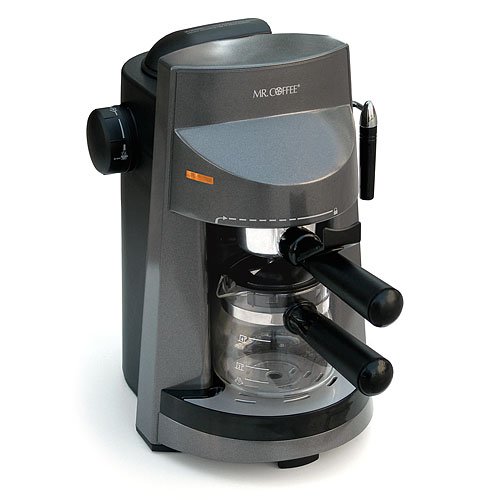 MR. COFFEE? Steam Espresso/Cappuccino Maker - Grey MR. COFFEE? Steam Espresso/Cappuccino Maker - Grey