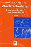Produkt-Bild: Windkraftanlagen. Grundlagen und Entwurf