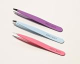 Perfect Beauty SLANTED Pro Tweezers- TURQUOISE