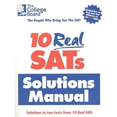 10 Real SATs Solutions Manual: Solutions to two tests from 10 Real SATs 3ed