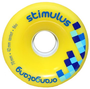 Orangatang Stimulus Yellow Wheels 70mm (Set of 4)